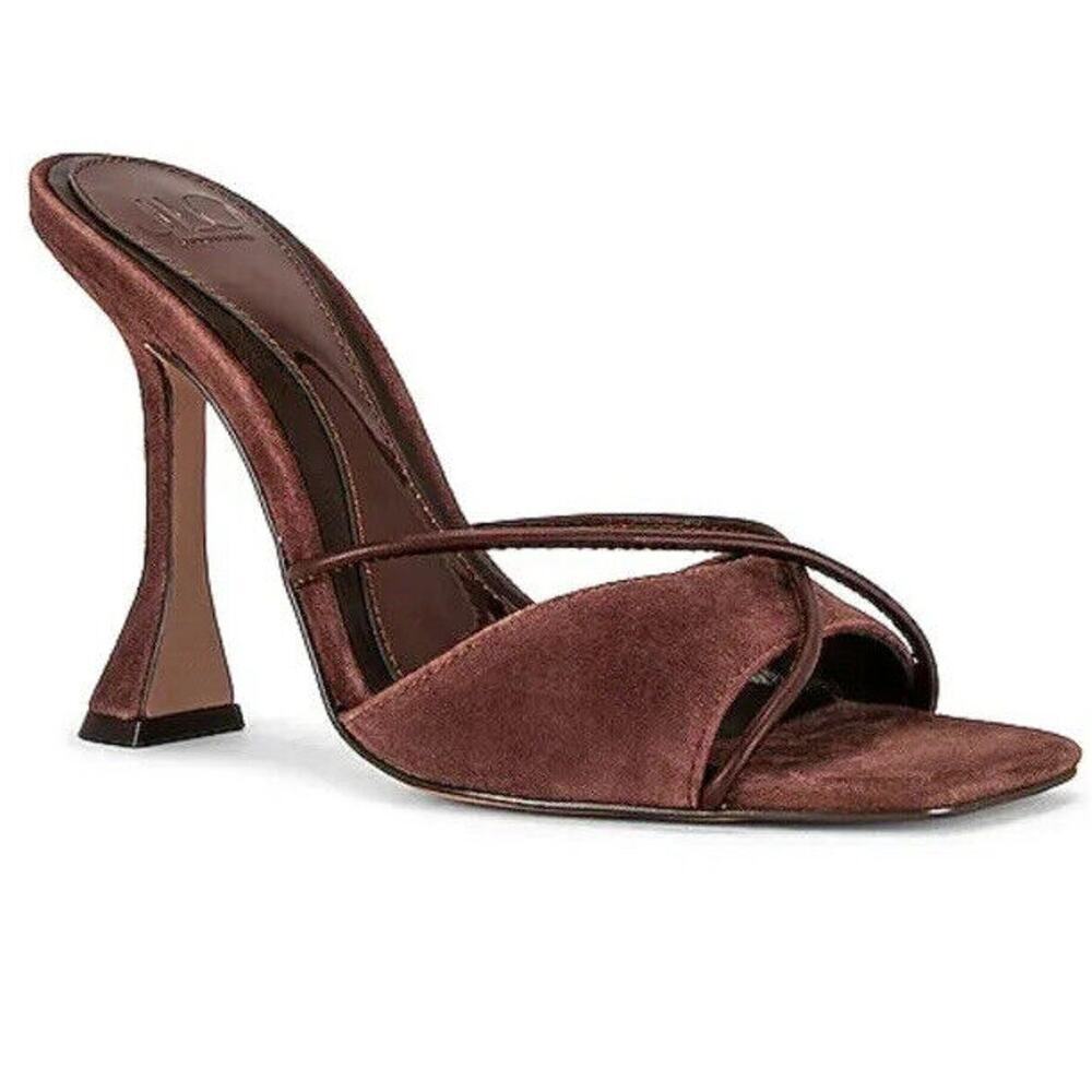 REVOLVE Metro Mule in Dark Chocolate JLO Jennifer Lopez Size 7M